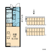 1K 아파트 to Rent in Konosu-shi Floorplan