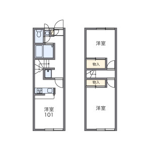 2DK Mansion in Namikicho - Narita-shi Floorplan