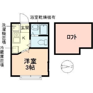 1K Mansion in Nakano - Nakano-ku Floorplan