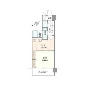 1DK {building type} in Kichijoji honcho - Musashino-shi Floorplan