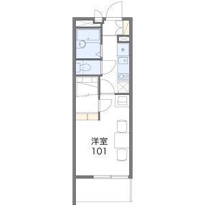1K Mansion in Suehiro - Chiba-shi Chuo-ku Floorplan