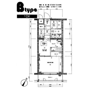 1DK {building type} in Jingumae - Shibuya-ku Floorplan