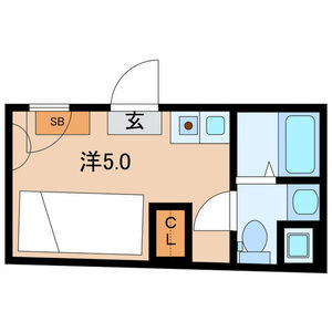 1R Mansion in Uenosakuragi - Taito-ku Floorplan