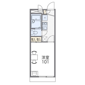 1K Mansion in Momoyama kosetsucho - Kyoto-shi Fushimi-ku Floorplan