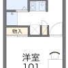 1K Apartment to Rent in Higashikurume-shi Floorplan