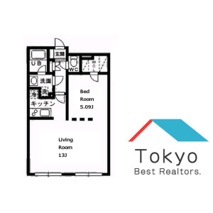 1LDK Mansion in Takaban - Meguro-ku Floorplan