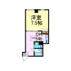 1DK Apartment to Rent in Nagoya-shi Higashi-ku Floorplan