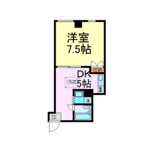 1DK Mansion in Izumi - Nagoya-shi Higashi-ku Floorplan