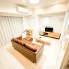 涩谷区出租中的1LDK公寓大厦 起居室