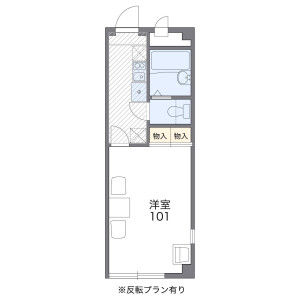 1K Mansion in Ainocho - Kyoto-shi Shimogyo-ku Floorplan