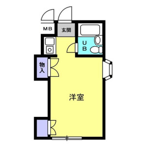 1R Apartment in Kitashinjuku - Shinjuku-ku Floorplan