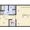 1DK Apartment to Rent in Suita-shi Floorplan
