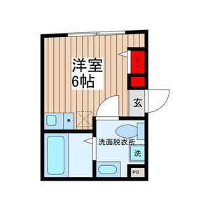 1R Mansion in Asakusa - Taito-ku Floorplan