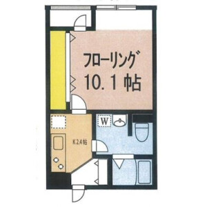 1K Apartment in Taishido - Setagaya-ku Floorplan