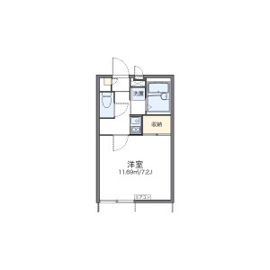 1K Mansion in Uji - Uji-shi Floorplan