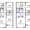 2LDK Apartment to Rent in Toyama-shi Floorplan