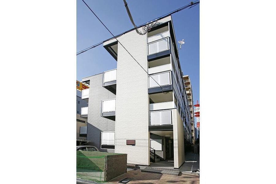 大阪市西成区出租中的1K公寓大厦 户外