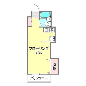 1R Mansion in Matsubara - Setagaya-ku Floorplan