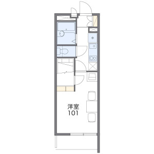 1K Mansion in Hayashiji - Osaka-shi Ikuno-ku Floorplan