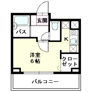 1R Mansion in Kamezawa - Sumida-ku Floorplan