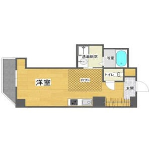 1K Mansion in Utsubohommachi - Osaka-shi Nishi-ku Floorplan