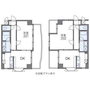 1LDK Mansion in Hakusan - Toride-shi Floorplan