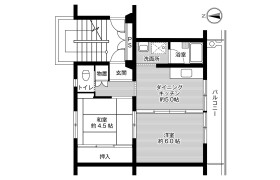 2DK Mansion in Nakagomi - Saku-shi