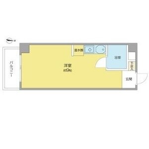 1R Mansion in Hachikencho - Nagoya-shi Nakagawa-ku Floorplan