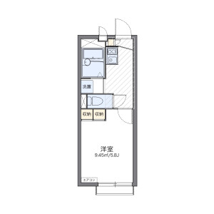 1K Apartment in Oyamamachi - Machida-shi Floorplan