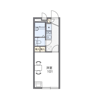1K Apartment in Midoricho - Fuchu-shi Floorplan
