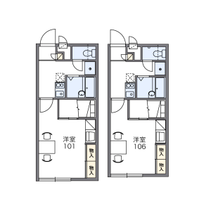 1K Apartment in Seta - Setagaya-ku Floorplan
