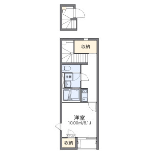 1K Apartment in Tamagawagakuen - Machida-shi Floorplan