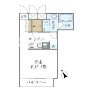 1R Mansion in Nishiazabu - Minato-ku Floorplan