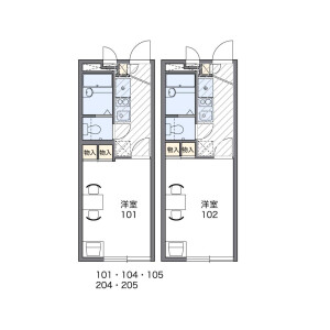 1K Apartment in Ikeda - Neyagawa-shi Floorplan