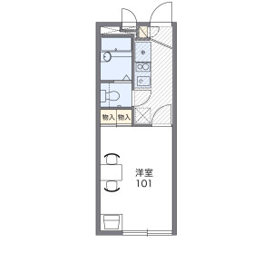 1K Apartment in Mitsuzawa kamimachi - Yokohama-shi Kanagawa-ku Floorplan