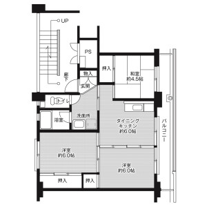 3DK Mansion in Minohama - Kasaoka-shi Floorplan