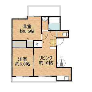 2LDK Mansion in Toyotamakita - Nerima-ku Floorplan