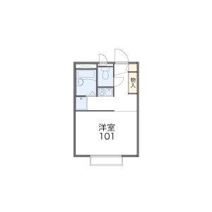 1K Apartment in Oto - Saitama-shi Chuo-ku Floorplan