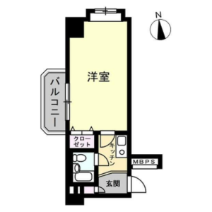 1K {building type} in Takashimadaira - Itabashi-ku Floorplan