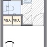 1K Apartment to Rent in Kurashiki-shi Floorplan