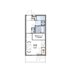 1K Apartment in Nishi - Kunitachi-shi Floorplan