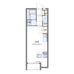 1R Apartment in Minamiyana - Hadano-shi Floorplan