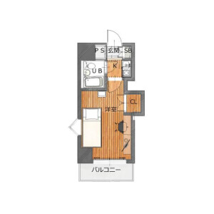 1K Mansion in Kizuki - Kawasaki-shi Nakahara-ku Floorplan