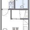 甲贺市出租中的1K公寓 房屋布局
