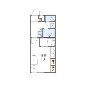 1K Apartment in Minakuchicho hakko - Koka-shi Floorplan