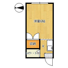1K Apartment in Hamadayama - Suginami-ku Floorplan