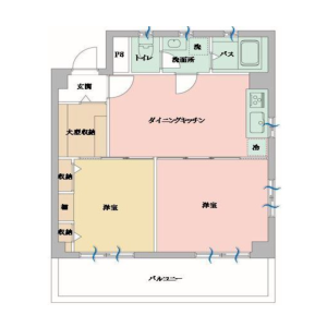 2DK {building type} in Jingumae - Shibuya-ku Floorplan