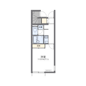 1K Apartment in Koshino - Hachioji-shi Floorplan