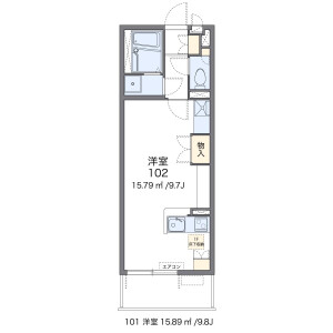 1R Mansion in Besshiyo shimmachi - Takatsuki-shi Floorplan