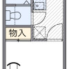 大阪市东住吉区出租中的1K公寓大厦 楼层布局